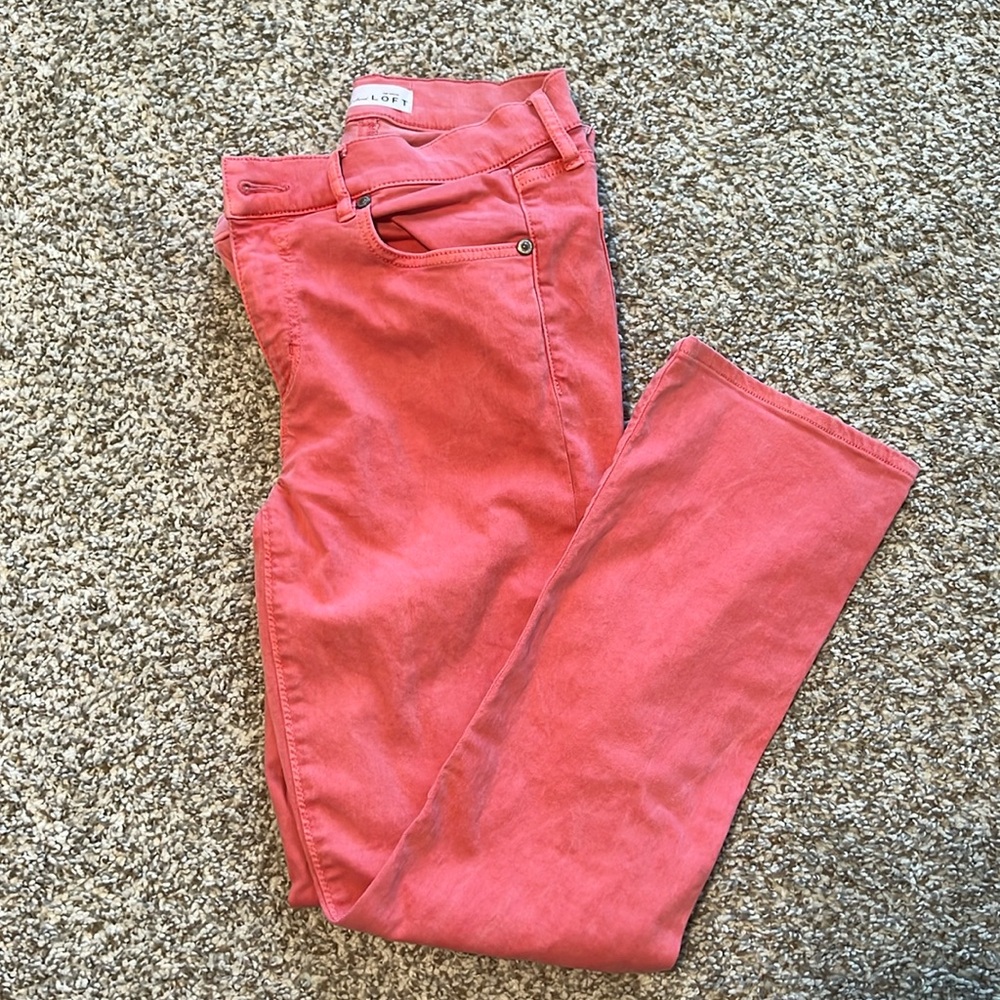 Loft modern kick crop pants